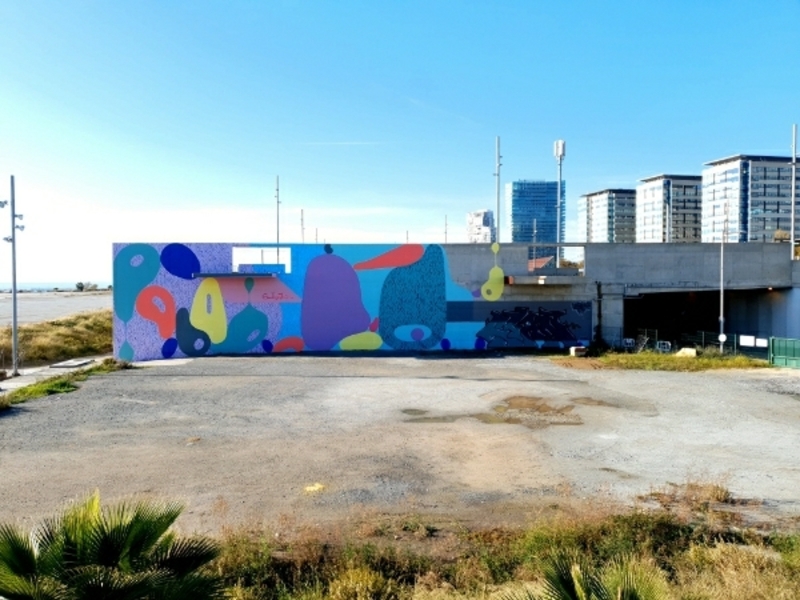 Wallspot - Santiago Jaén - Barcelona - Forum Place - Graffity - Legal Walls - 