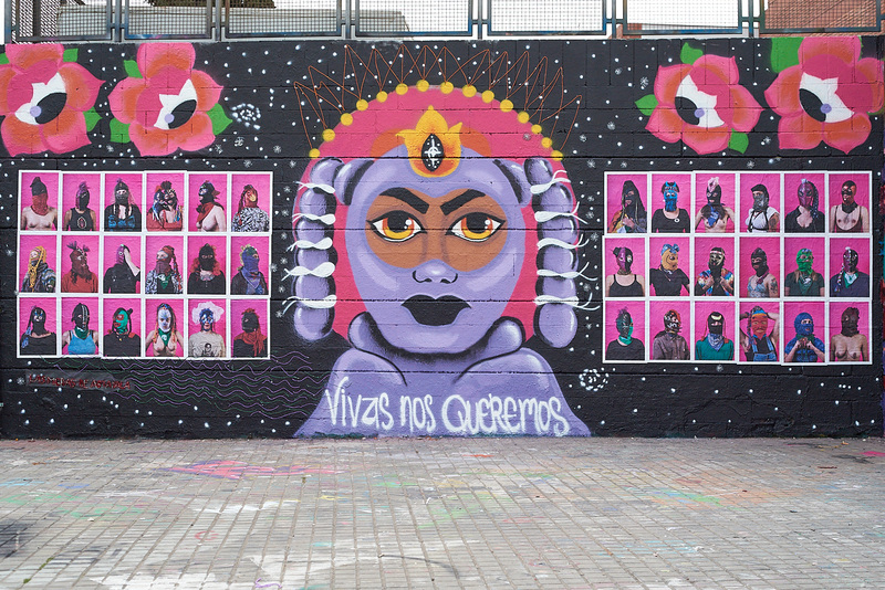 Wallspot - LasMigrasDeAbyaYala - LasMigrasDeAbyaYala - Barcelona - CUBE tres xemeneies - Graffity - Legal Walls - , 