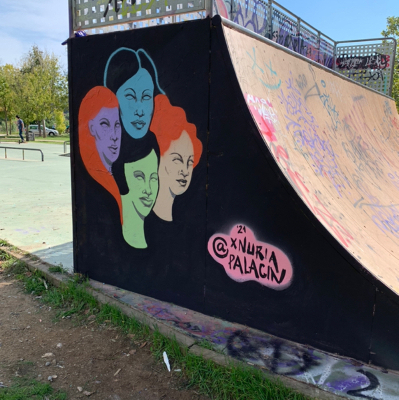 Wallspot - xnuriapalacin - Skate Park Sant Cugat - xnuriapalacin - Sant Cugat - Skate Park Sant Cugat - Graffity - Legal Walls - Il·lustració, Altres
