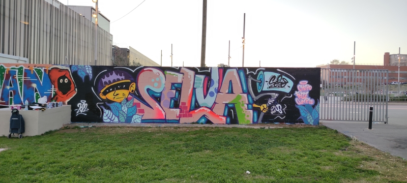Wallspot - selva - Junglewuan - Barcelona - Parc de la Bederrida - Graffity - Legal Walls - Letters, Illustration