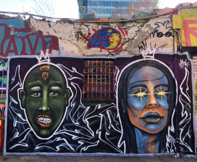 Wallspot - Crey one - Western Town - Barcelona - Western Town - Graffity - Legal Walls - Illustration