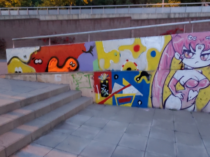 Wallspot - wood - Barcelona - Skate Park les corts - Graffity - Legal Walls - Illustration, Others