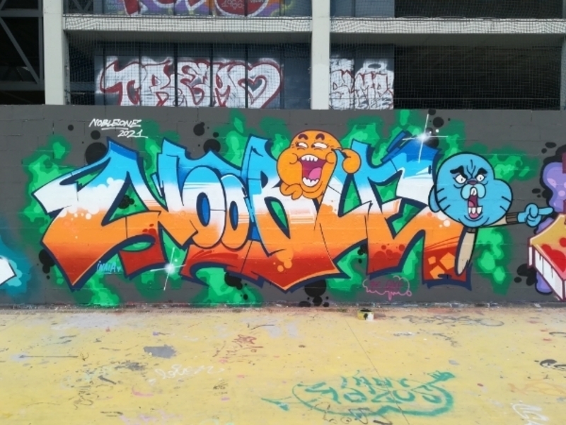 Wallspot - Noble - Barcelona - Parallel wall - Graffity - Legal Walls - 