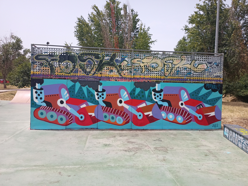 Wallspot - Pepasso - Sant Cugat - Skate Park Sant Cugat - Graffity - Legal Walls - Il·lustració, Altres