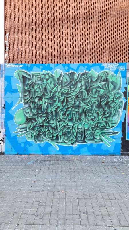 Wallspot - Zolar - Transformation 11 - Barcelona - Parallel wall - Graffity - Legal Walls - Lletres, Altres