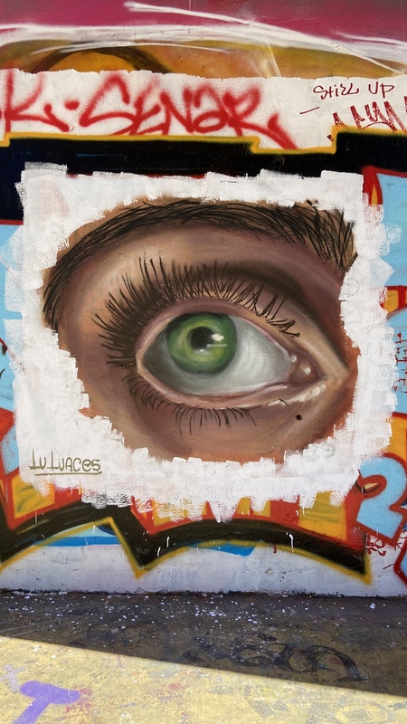 Wallspot - LULUACES - Tres Xemeneies - LULUACES - Barcelona - Tres Xemeneies - Graffity - Legal Walls - Il·lustració