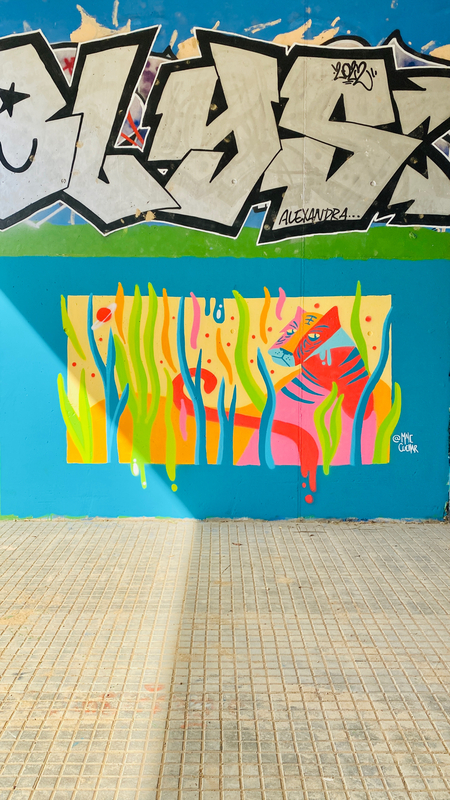 Wallspot - Male Cuellar - TIGER - Sant Cugat - Volpelleres - Graffity - Legal Walls - Ilustración