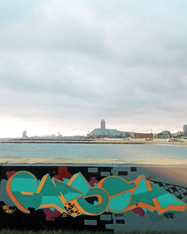 Wallspot - Msocle - Forum beach - Msocle - Barcelona - Forum beach - Graffity - Legal Walls - 