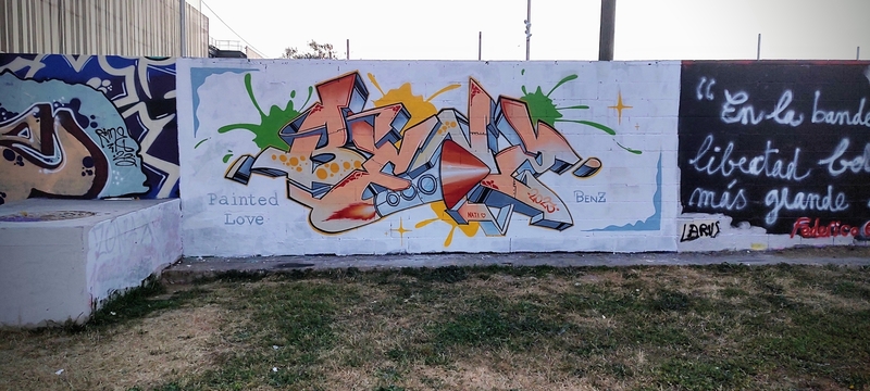 Wallspot - benzen26 - Parc de la Bederrida - Barcelona - Parc de la Bederrida - Graffity - Legal Walls - Lletres