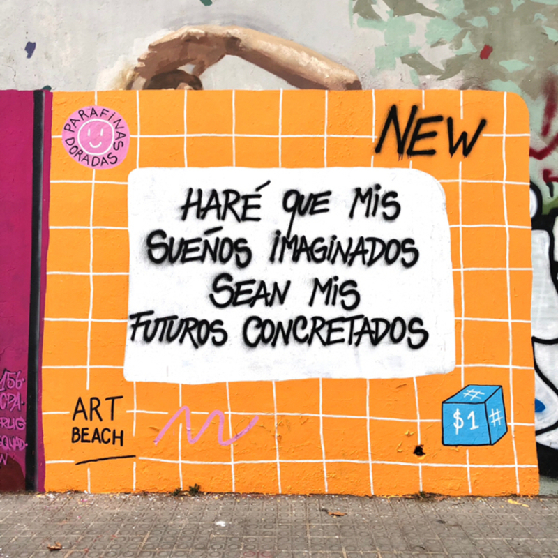 Wallspot - parafinas Doradas - Barcelona - Western Town - Graffity - Legal Walls - 