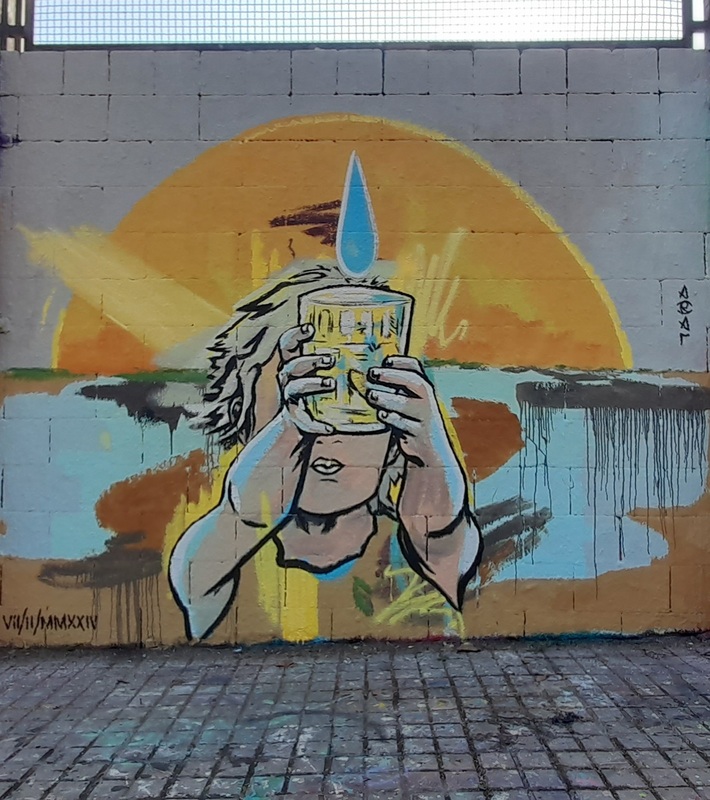 Wallspot - araL -  ARAL - Barcelona - Drassanes - Graffity - Legal Walls - Illustration