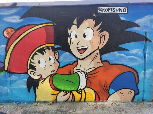 Goku y gohan