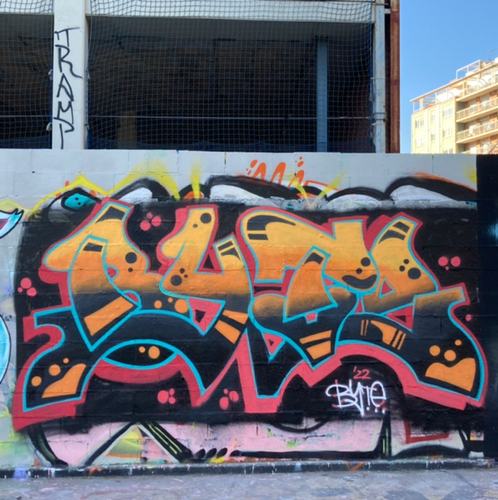 Wallspot - Bite - Tres Xemeneies - Barcelona - Tres Xemeneies - Graffity - Legal Walls - Letters