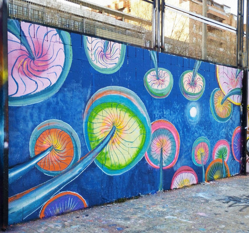 Wallspot - [MO] - Mabel - [MO]  - Barcelona - Drassanes - Graffity - Legal Walls - Ilustración