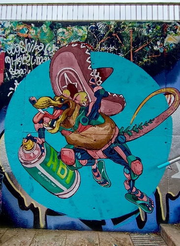 Wallspot -deleon_1983 - Speedy Rat  - Barberà del Vallès - Carretera Barcelona - Graffity - Legal Walls - Illustration